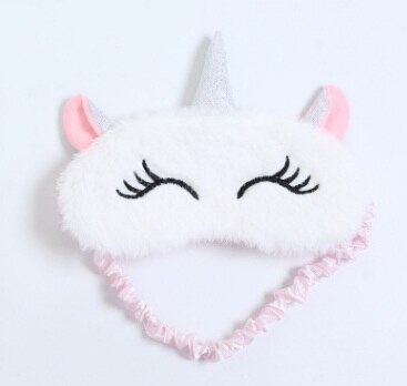 3D Eenhoorn Oogmasker Cartoon Verscheidenheid Slaapmasker Slaapmasker Ontspannen Maskplush Eye Shade Cover Geschikt Voor Reizen Home Party: 4