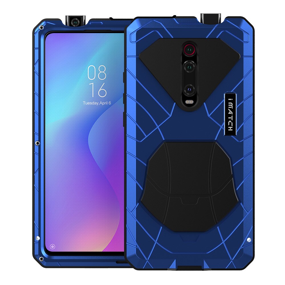 Pour Xiaomi K20 Pro coque téléphone dure en aluminium métal couverture de Protection robuste pour Xiaomi K20 Pro avec en verre trempé