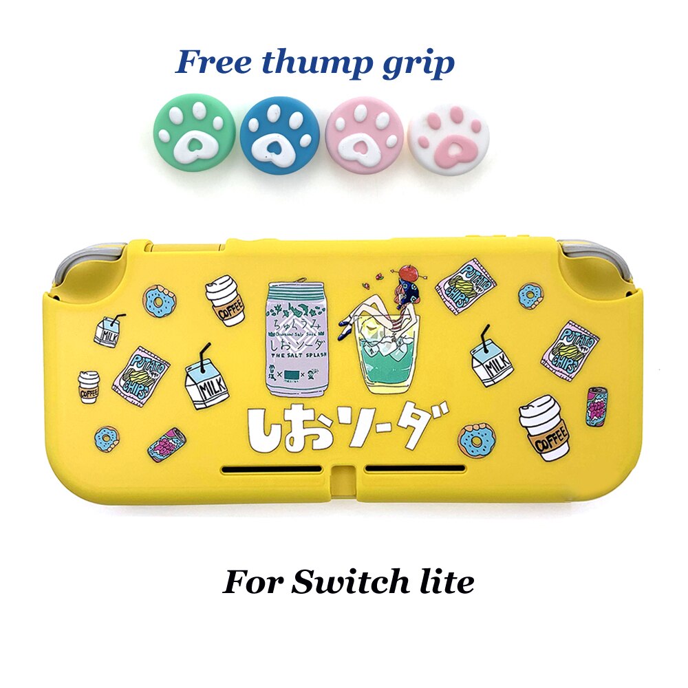 for Nintendos Switch Lite Soft Durable Protective Cover Case TPU Shells for Nintendoswitch Lite: 004