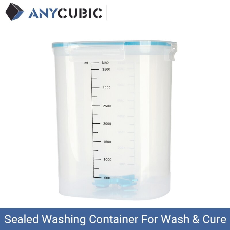 ANYCUBIC Wash &amp; Cure Accesorrories 3D Printer Part Sealed Washing Container for LCD Wash and Cure Machine: Default Title