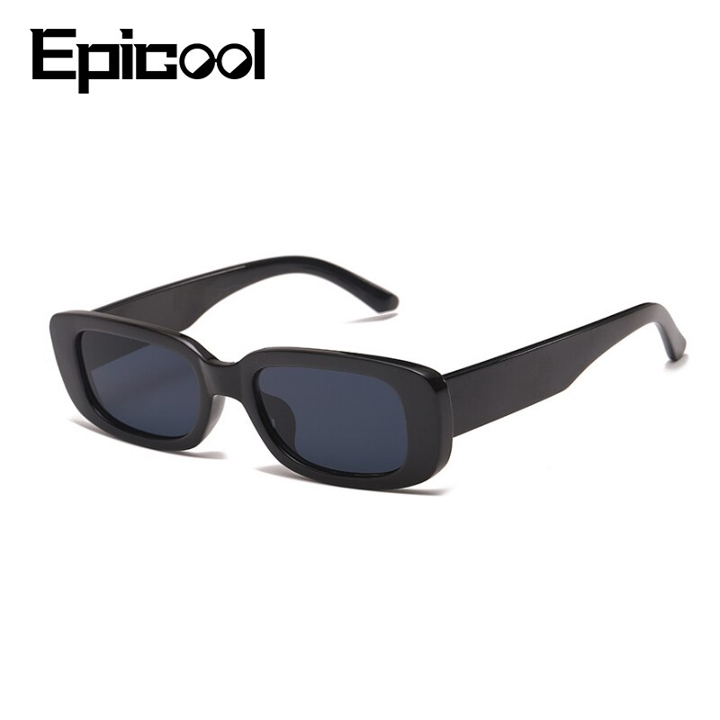Epicool Klassieke Retro Zonnebril Vrouwen Kleine Vierkante Frame Zonnebril Dames Ocean Lens Zonnebril Oculos UV400