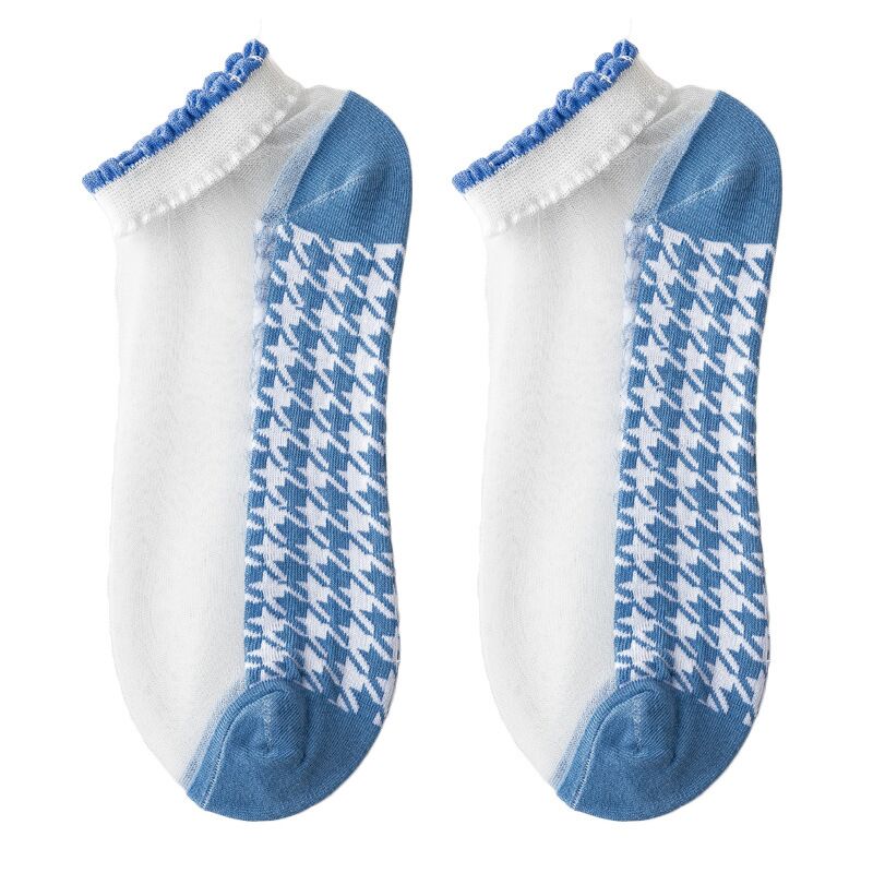 Calcetines de gasa con dibujos de animales para mujer, medias transparentes, interesantes, para verano