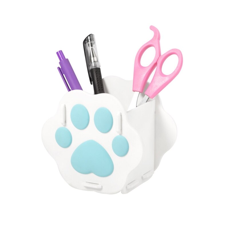 M17F Stilvolle Kätzchen Paw-wie Stift Halter Home/Büro/Schule Schreibtisch Management Halter Box Multifunktions Desktop Stift halter: WB