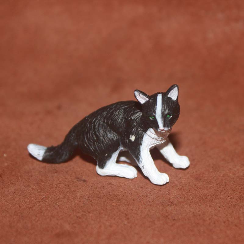 Simulation Pet Kleine Tier Katzen Modell Nette Mini Ägyptischen Mau Türkische Angora Abyssinian Miniaturen Action Figur Figuren Spielzeug: E
