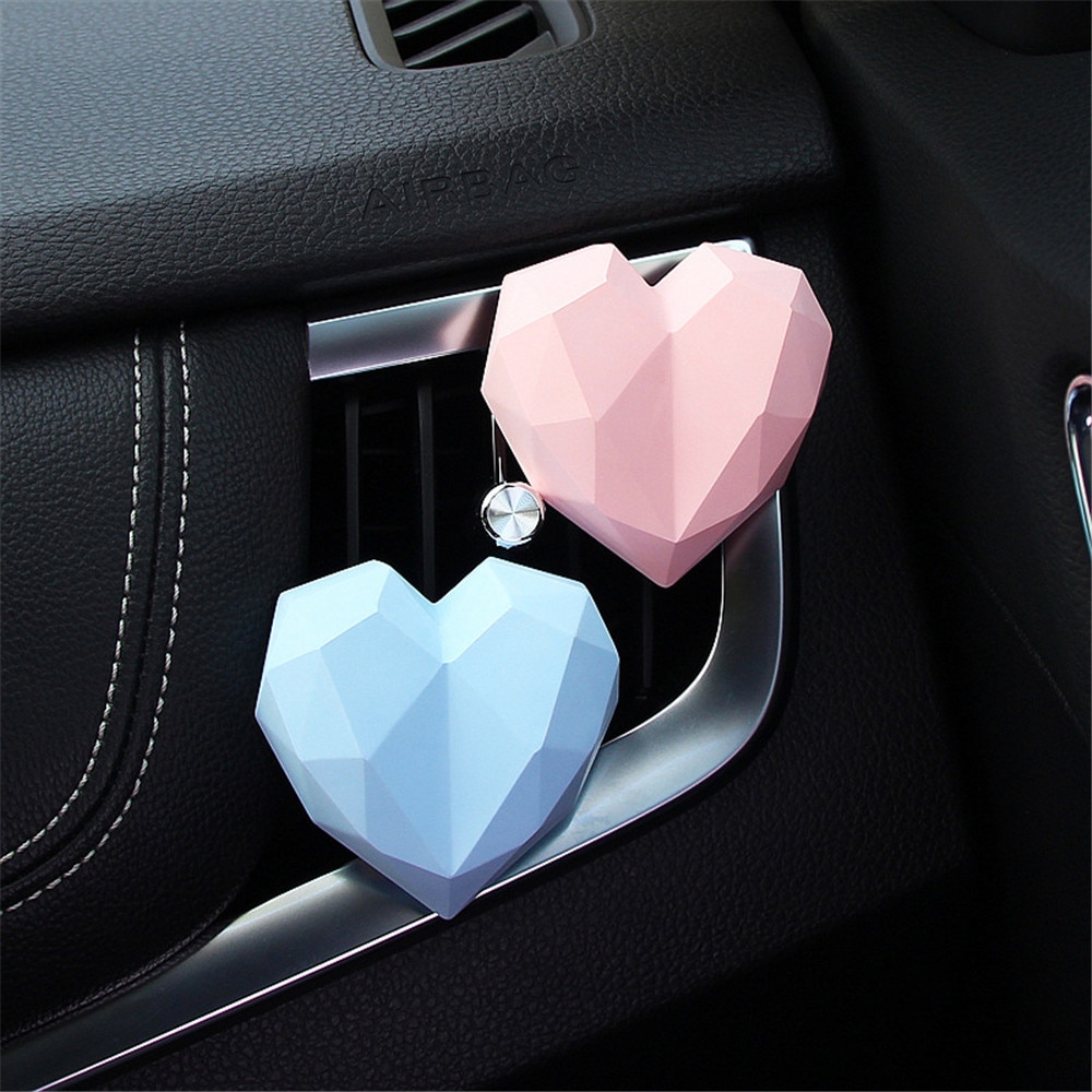 Chunmu kærlig hjerte udløb udluftning parfume klip bil luftfrisker bil dekoration interiør bil tilbehør til piger børn