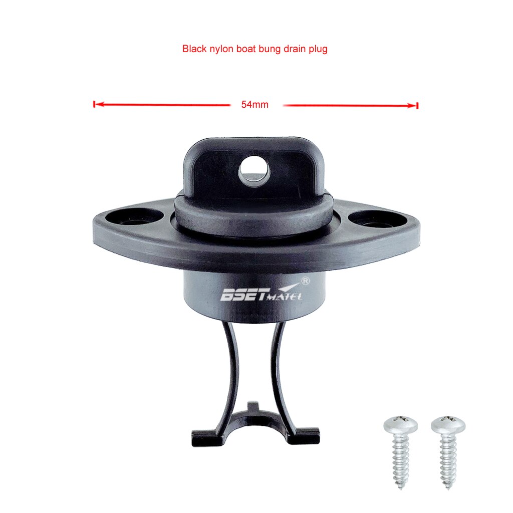 Universal 25mm 1'' Boat Nylon Garboard Drain Plug Transom Bung Hole Drainage For Kayak Canoe Peddle Boat Accessories