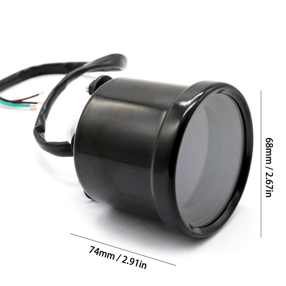 Universal- Motorrad Tacho Hintergrundbeleuchtung LCD Digitaler Tachometer Kilometerzähler