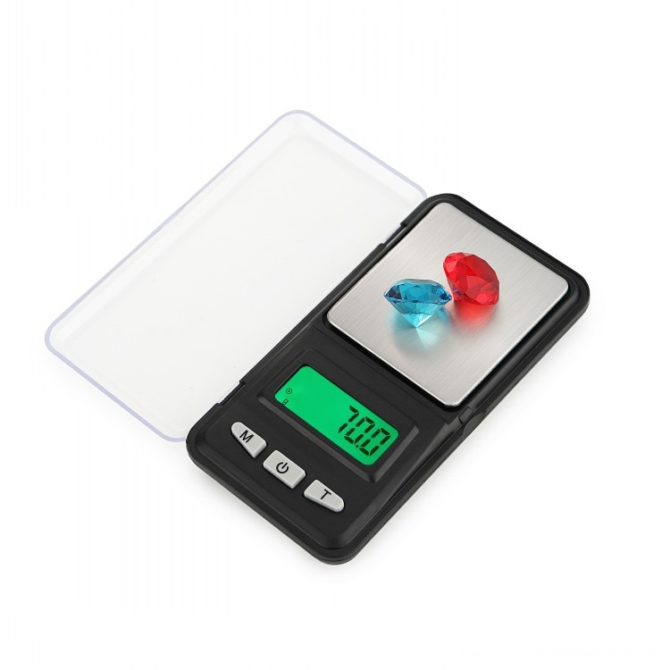 Digitale Sieraden Weegschalen Gewicht Balance Mini Precisie Elektronische pocket weegschaal Nauwkeurigheid 0.01g voor Gouden Sieraden Gram schaal