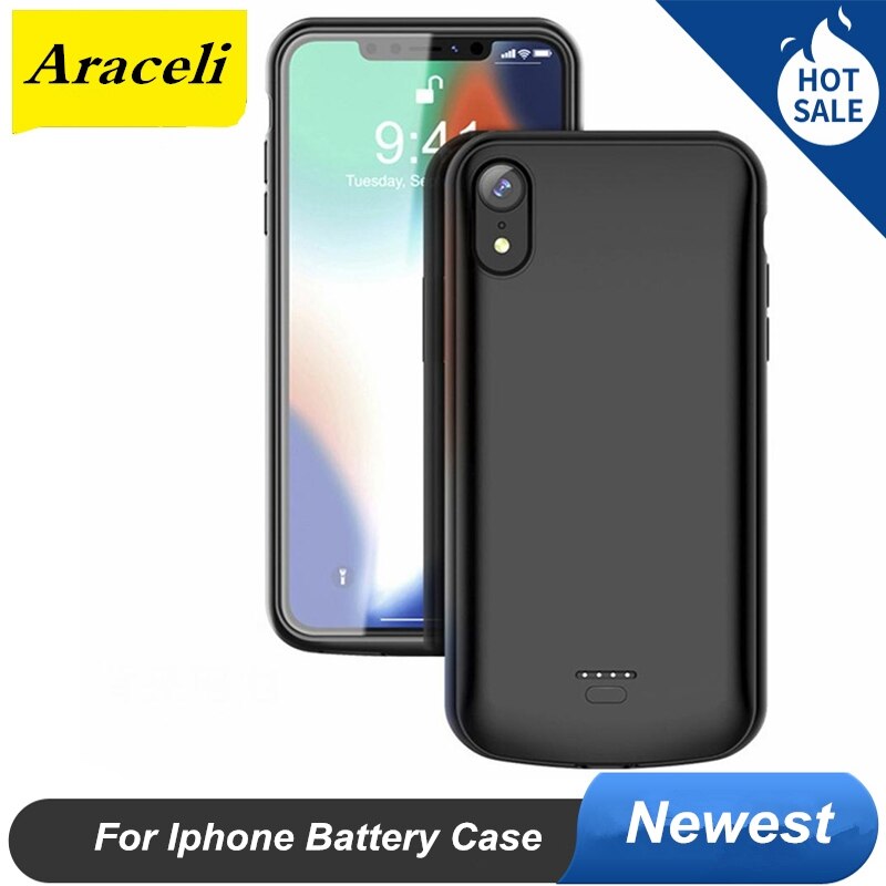 For iPhone 5 5S SE 6 6S 7 8 6 Plus 6s Plus 7 8 Plus X XS XR XS Max Battery Case Ultra-Thin Portable Charger Power Case Bank