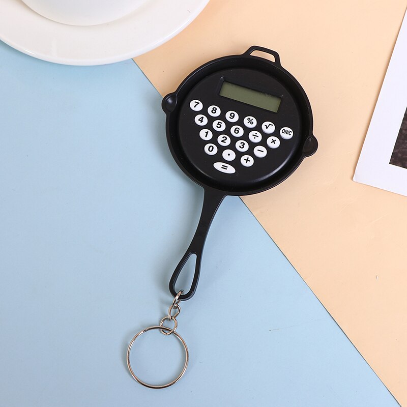 Chicken Pan Miniature Calculators Key Chain Are Reserved For Students For Exams Portable Keychain Calculator: BK
