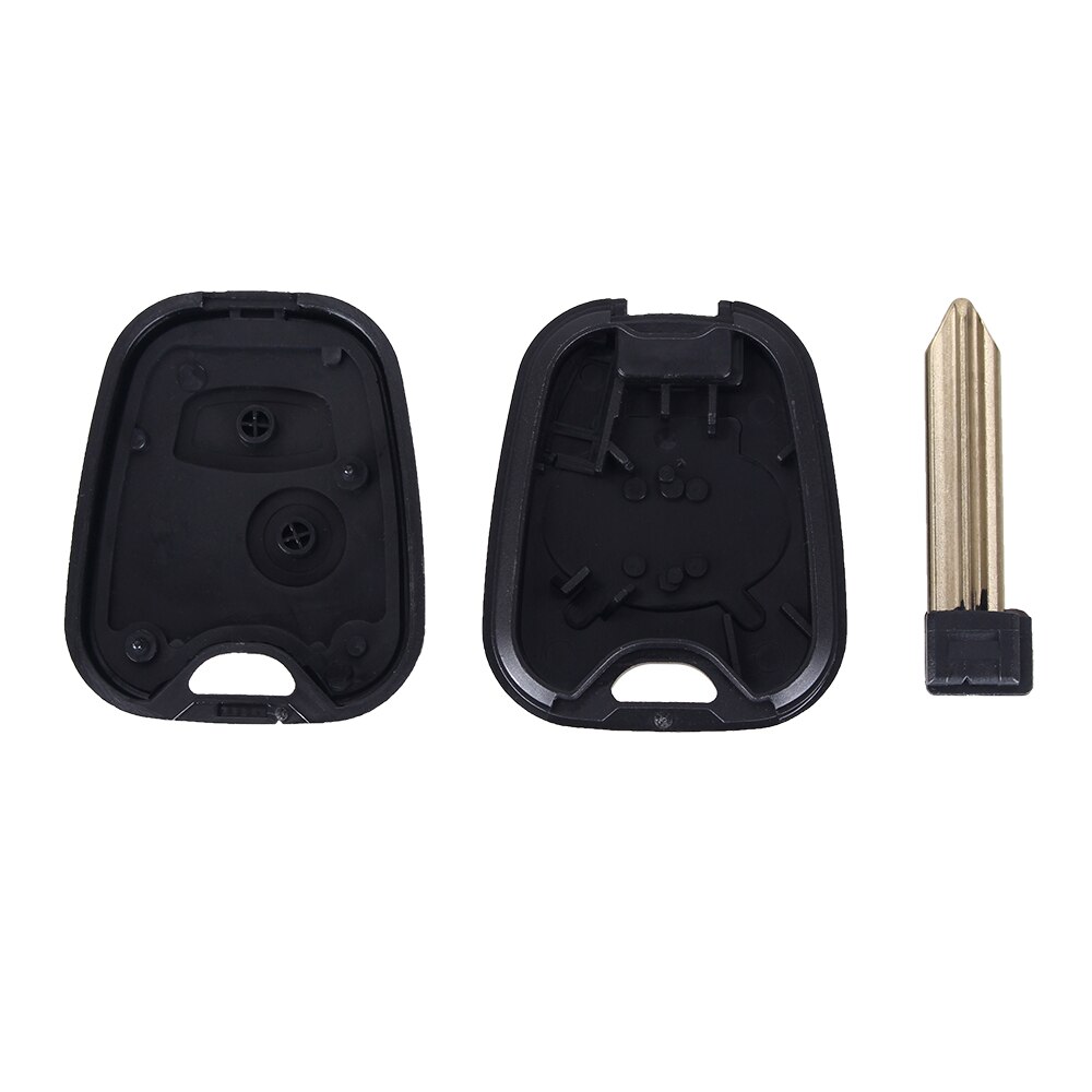 Keyyou 2- knapps fjärrnyckel flip fob bilnyckelfodral för citroen  c1 c2 c3 saxo / xsara / picasso / berlingo uncut blade bilnyckel skal
