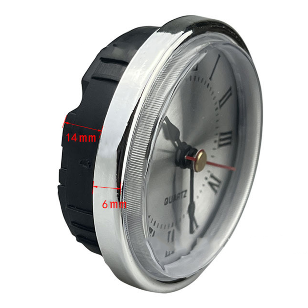 Quarzuhr Einsätze Uhrwerk Retro römische Zahlen Uhr einfache Uhr Gold 65 mm Aluminiumoberflächen eingelegte Handwerksuhr