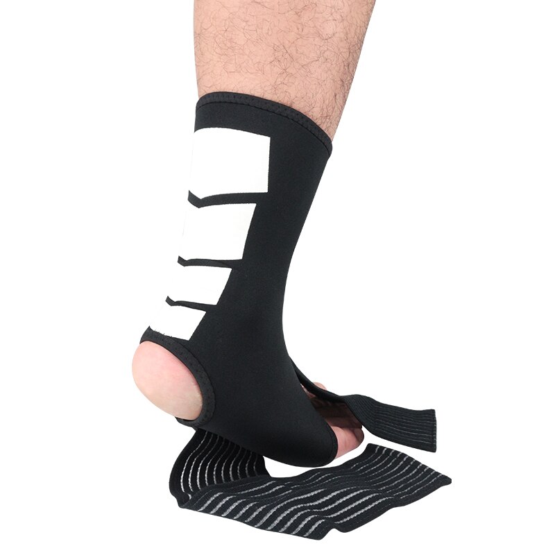 1Pcs Ankle Compression Leg Strap Ankle Support Brace Elastic Protection Foot Bandage Sprain Prevention Sport Fitness Guard Band