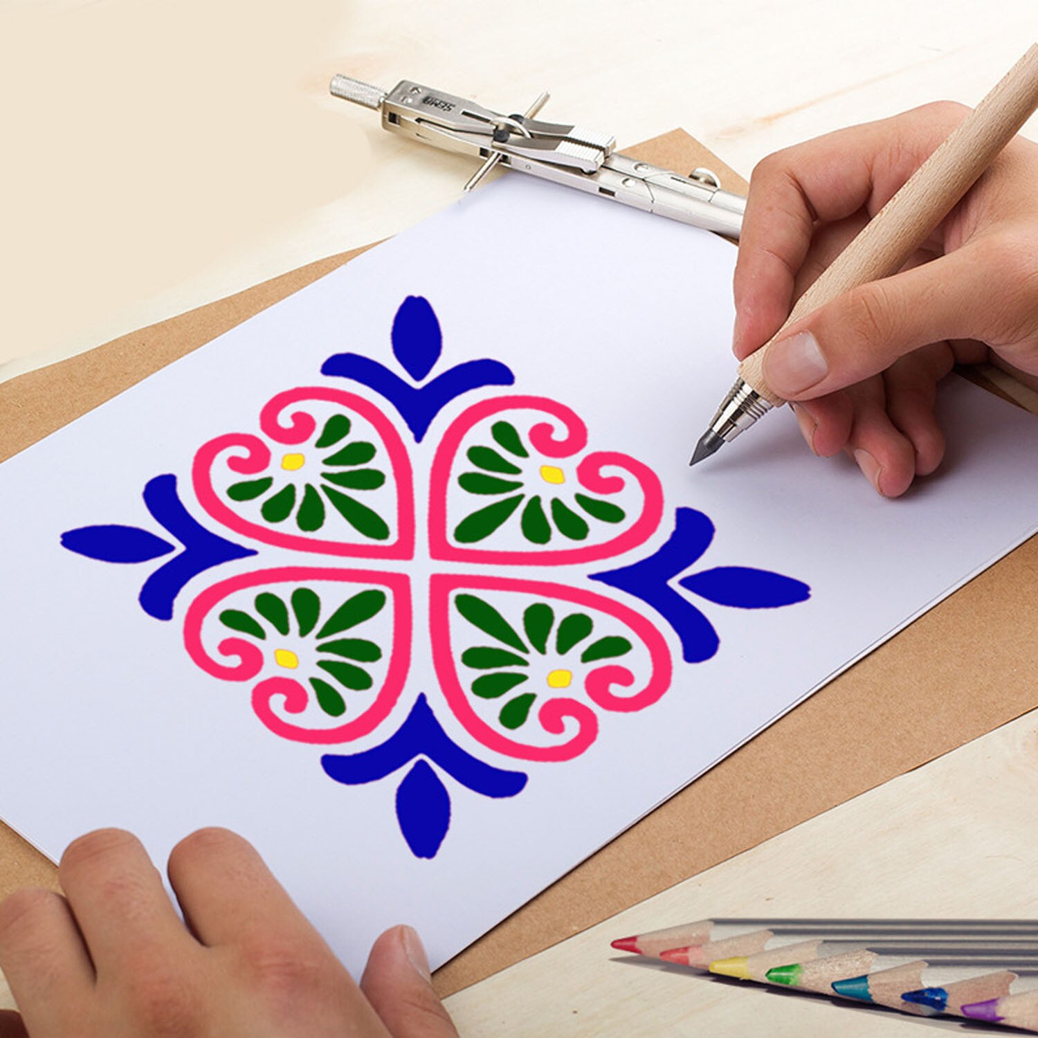 9/10 Uds Mandala herramientas de punteado plantillas Plantilla de dibujo conjunto de plantillas para decoración de pared bricolaje pintura dibujo proyectos de arte