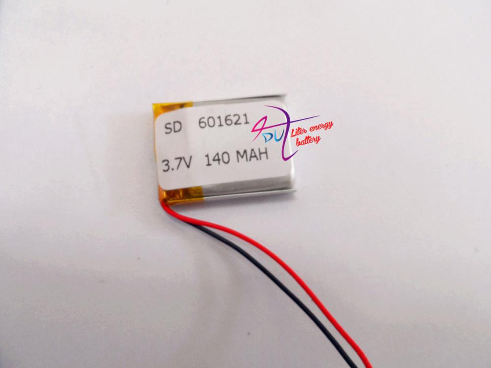 Beste batterij Maat 601621 3.7V 140mah lithium-polymeer Batterij Met Bescherming Boord Voor Bluetooth Headset Digitale Producten