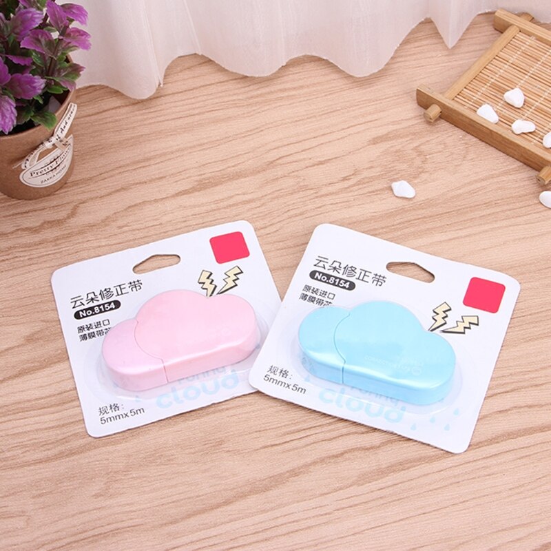 5M Cloud Mini Correctie Tape Zoete Witte Out Stationery School Office Supply G6DD