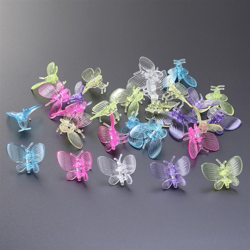 30 Pcs Vlinder Orchidee Clips Bloem Tuinieren Bonsai Vlinder Orchidee Vorm Wijnstok Vaste Clip Graft Plant Ondersteuning Wijnstok Clips