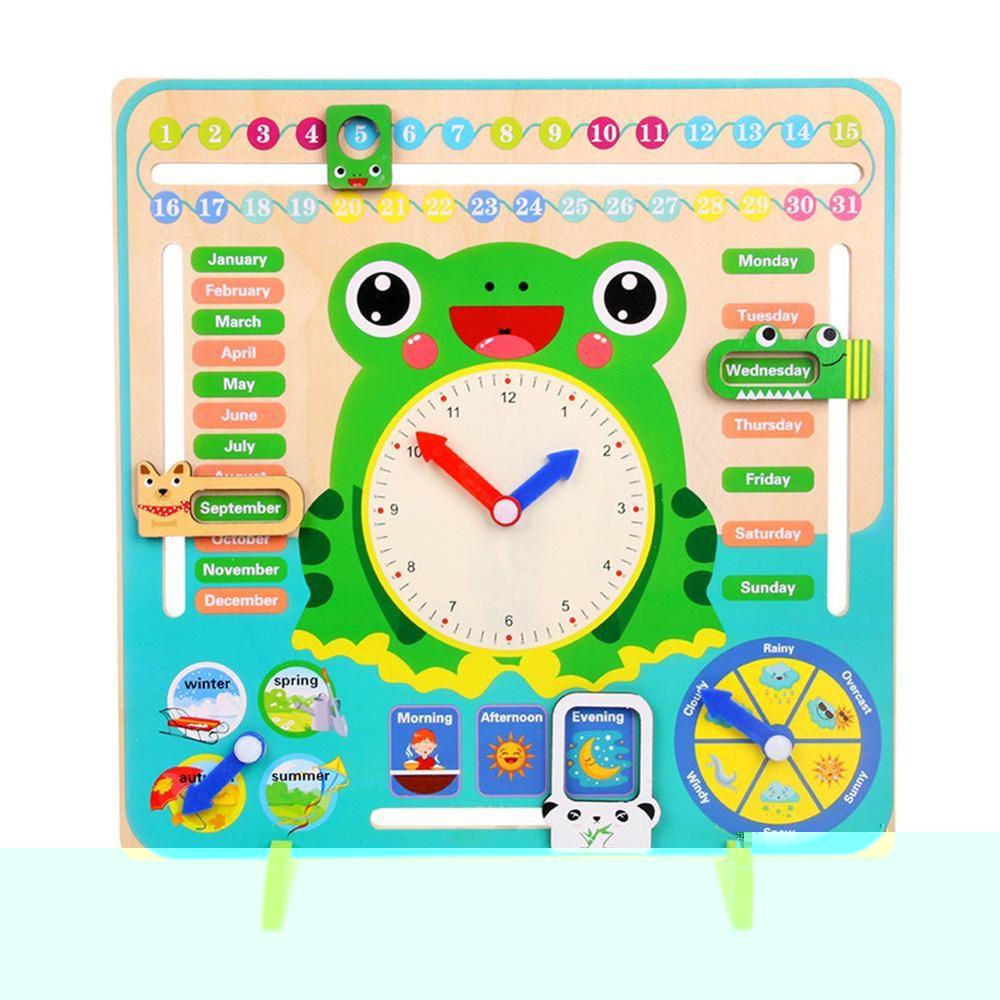 Houten Educatief Klok Speelgoed Uur Minuut Tweede Cognitie Vroeg Leren Klokken Voor Kinderen Kids Speelgoed Kleurrijke K7O5: Default Title