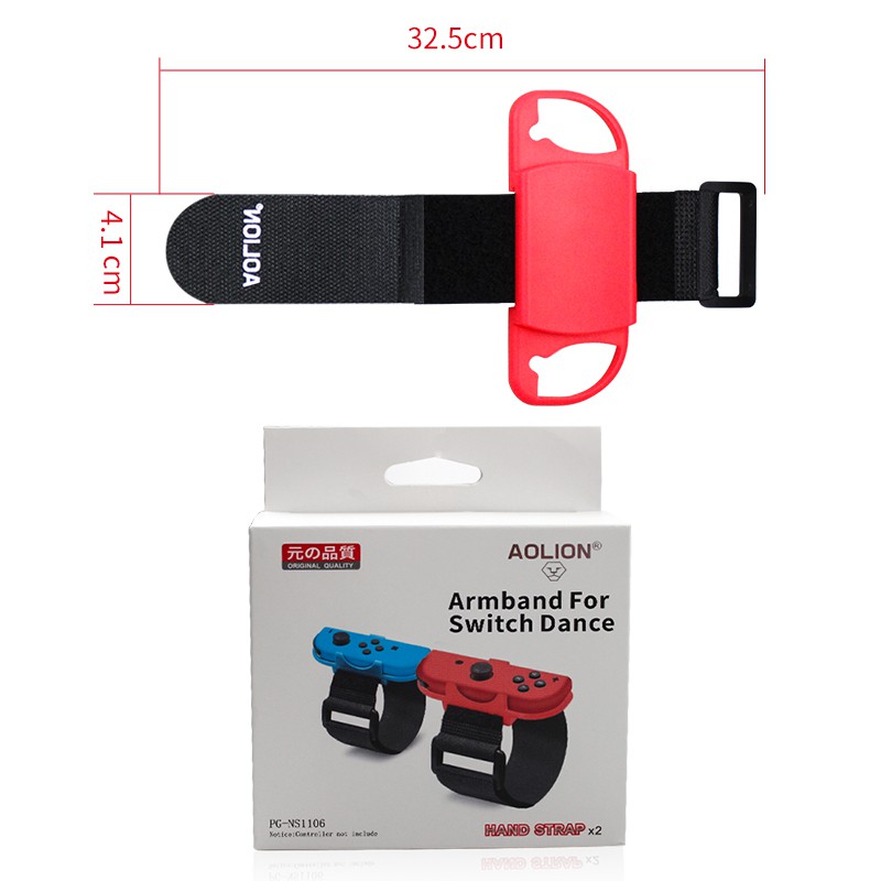 2x Polsband voor Nintendo Switch - Verstelbare Controller Handgreep - Dans Accessoire