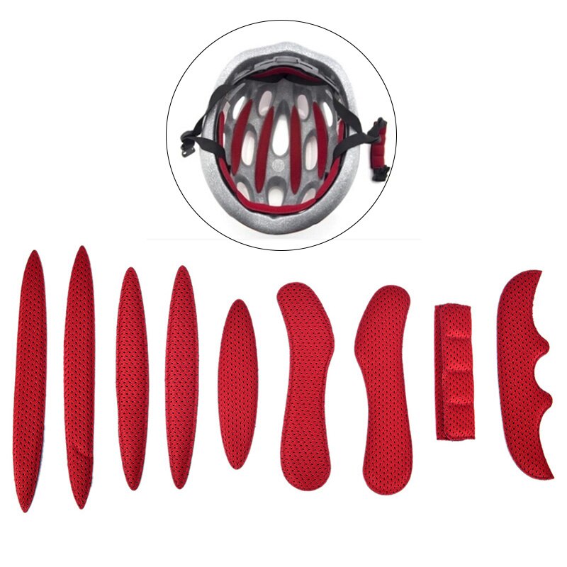 1 set protection Helmet padding cycling helmet pads Sealed sponge Bicycle helmet of inner pads bike helmet pads