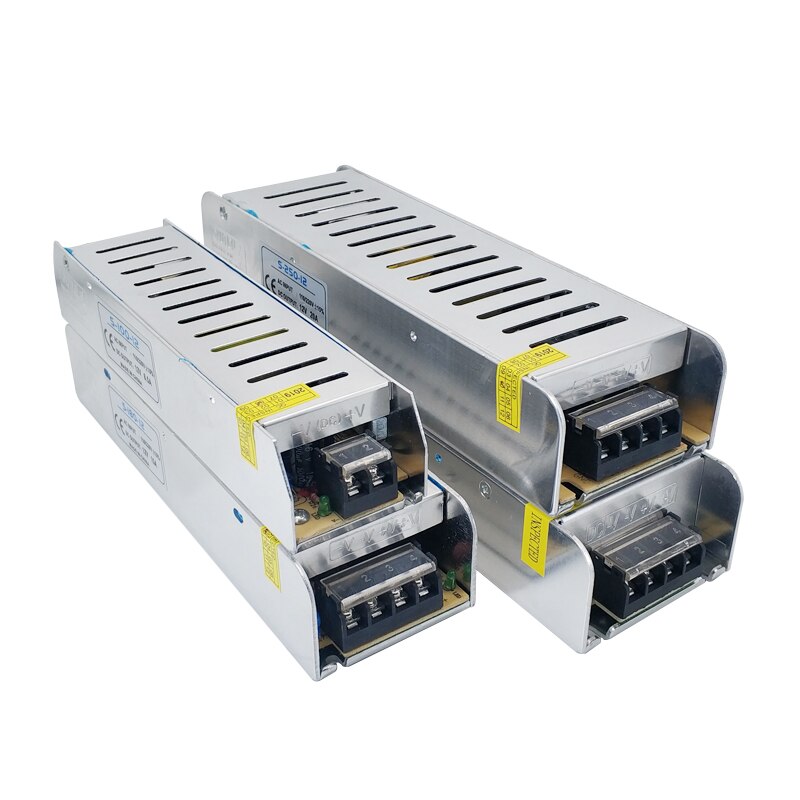 LED 12 V fuente de alimentación 3 5 8,5 10 15 30 A DC 12 V LED, transformadores de fuente de alimentación 12 V 220V A 12 V 36W 60W 120W 150W 180W 200W