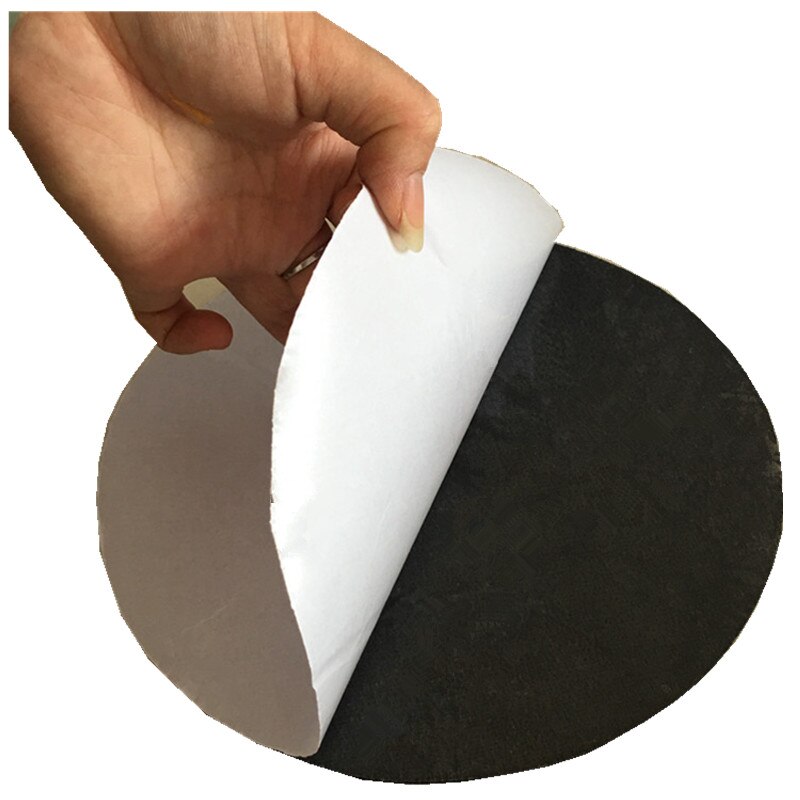 HE3D self-adhesive non slip mat Antiskid membrane rubber black diameter 20cm thickness 2mm for ciclop 3d scanner platform table