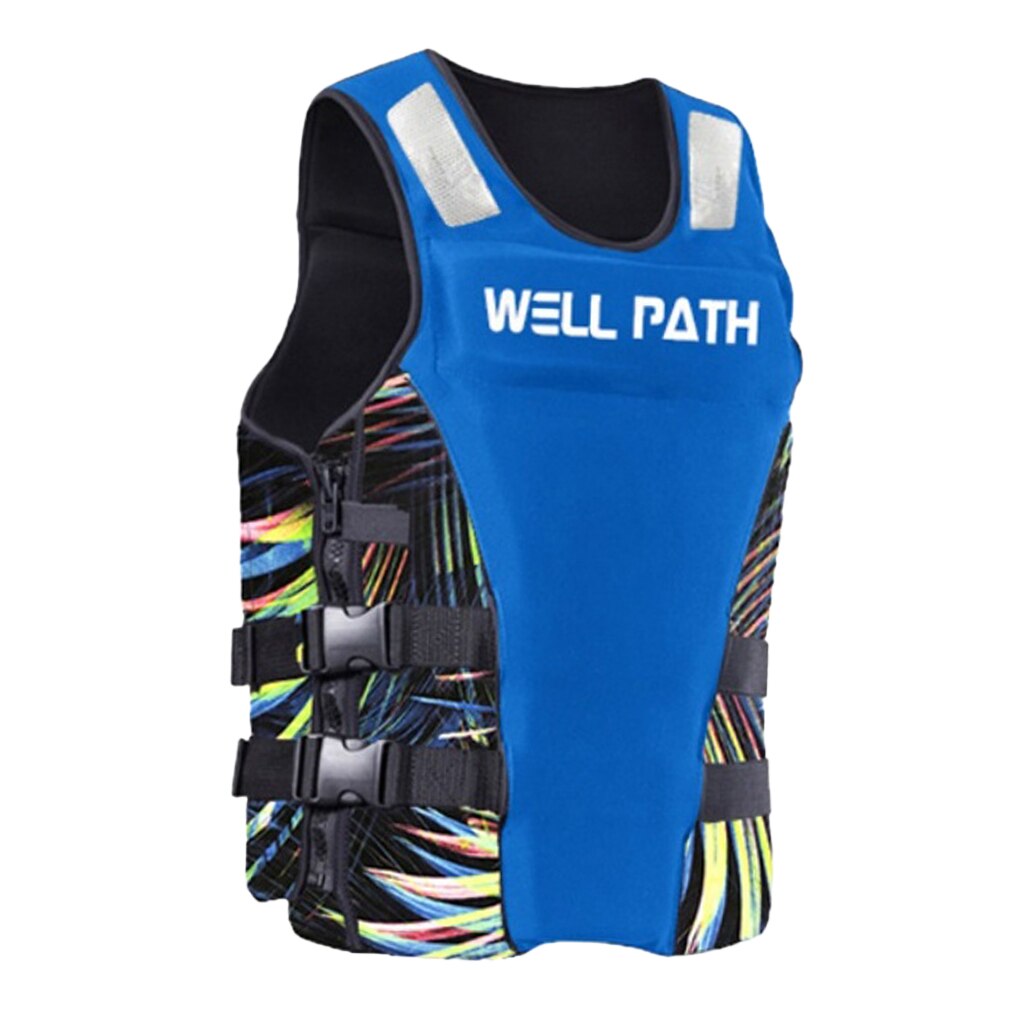 Kayak Canoe Boat Swimming Fishing Vest Buoyancy Aids: Blue  3XL