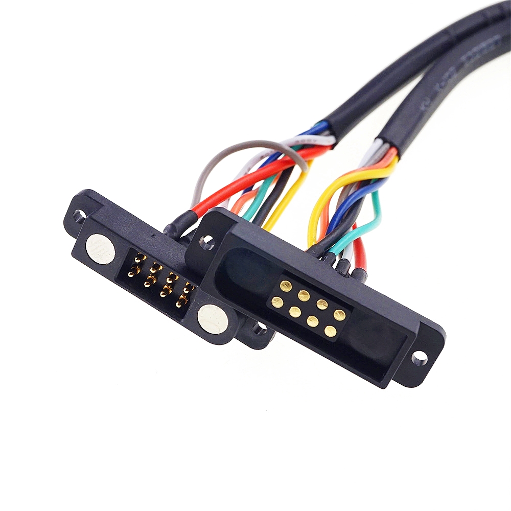 1/3/5/20/50 Stück zweireihiger Hochstrom-Magnet-pogo-Stift-Stecker 8 10 12 14 20-polig männlich weiblich Tonhöhe 2,54 mm DC Energie aufladen