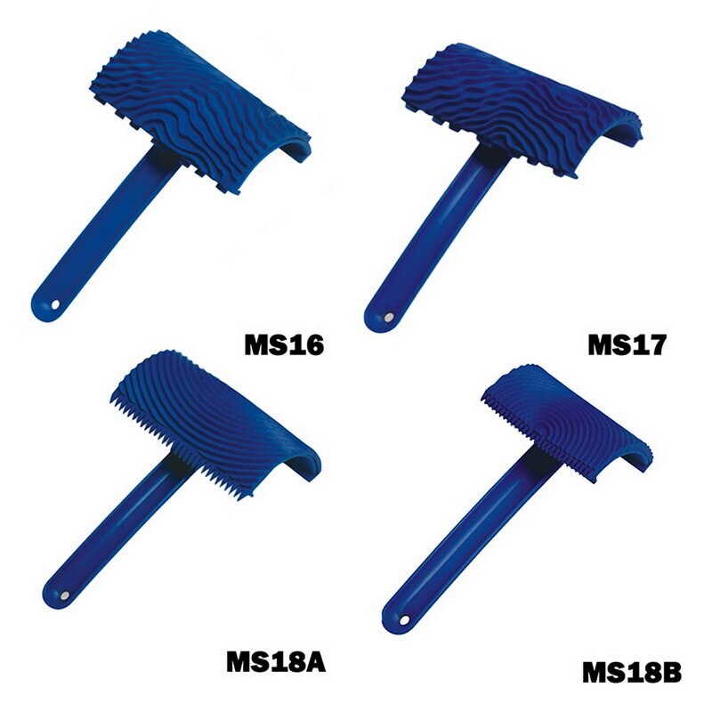 Rubber Imitatie Houtnerf Tool Vloeibaar Behang Art Coating Imitatie Levensechte Houtnerf Tool Houtnerf Ware 1 Pcs