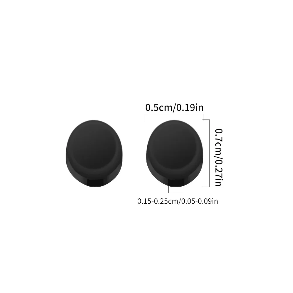 10Pcs Transparent Silicone Anti-slip Eyeglass Ear Hooks Round Retainer Holder Elastic Glasses Ear Hook EyeGlasses Accessories