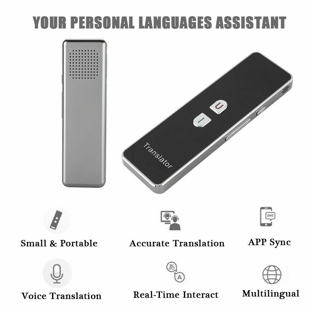 Portable Translator T8 Smart 42 Language Text Speech Interactive 2.4G Translator Two Way Real Time Voice