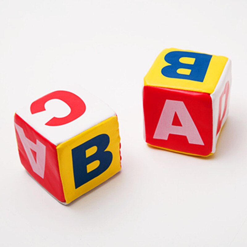 Grote Pu Spons Zeef 10Cm Digitale Punten Brief Speelgoed Dobbelstenen Vroege Baby Onderwijs: letter