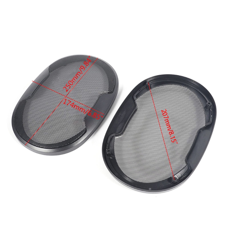 Bilhøyttalergrill subwoofer 4 tommer 6.5 tommer 6 x 9 grill høyttaler for beskyttelsesmaske høyttaler beskyttelsesnett