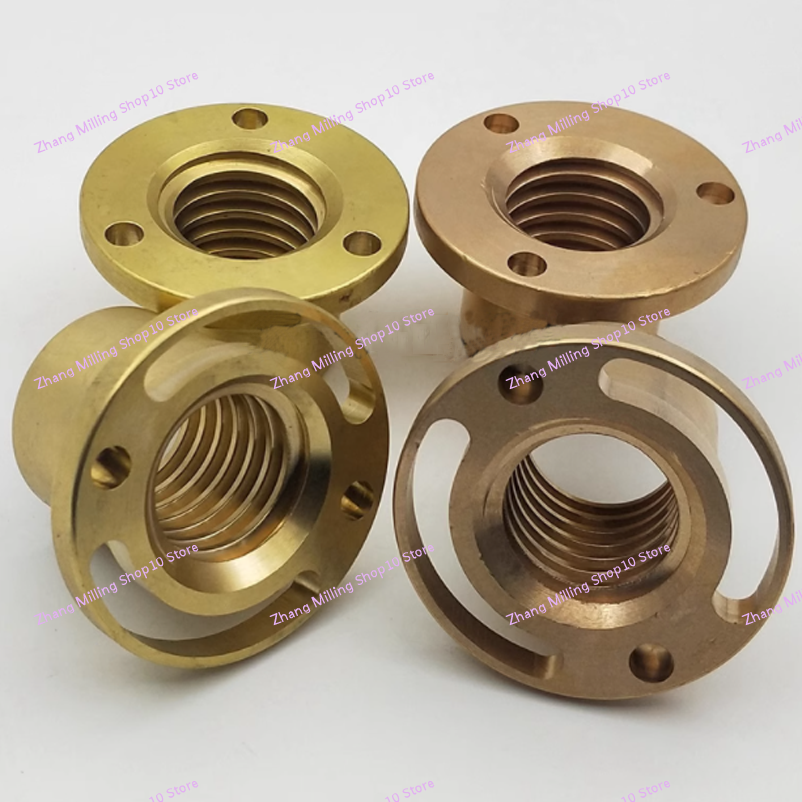 Écrou à manchon en cuivre à vis X /Y /Zaxis/écrou en bronze, 32x5/35x5mm, magasins/filetage de rotation à droite, fraiseuse CNC pour Bridgeport