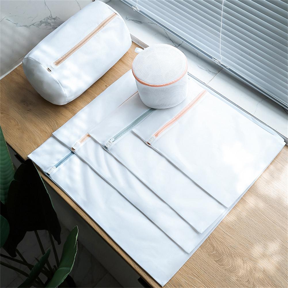 Fine Mesh Laundry Bag Zipper Mesh Wash Bags Washing Machine Bag For Underwear Bra Socks Dirty Clothes Organizer Laundry Basket