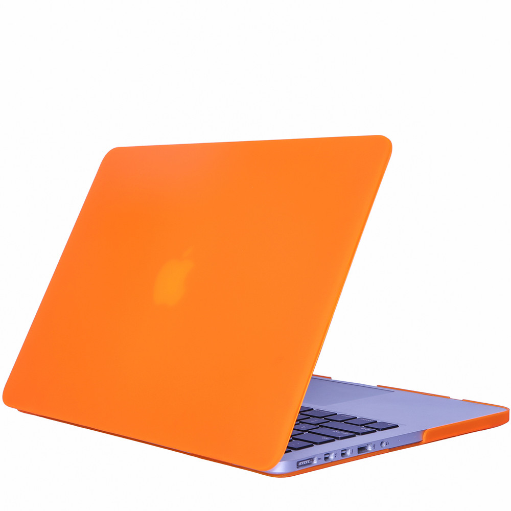 A1425 A1502 A1398 Matte Finish Laptop Case For Macbook Pro Retina 13.3" 15.4" protection cover shell: Orange / 15.4 A1398