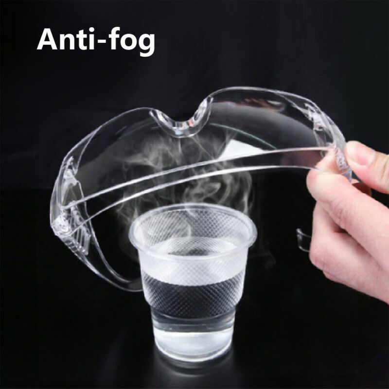 Protective Goggles Vented Anti Fog Protection Eye Transparent Safety Glasses /BY