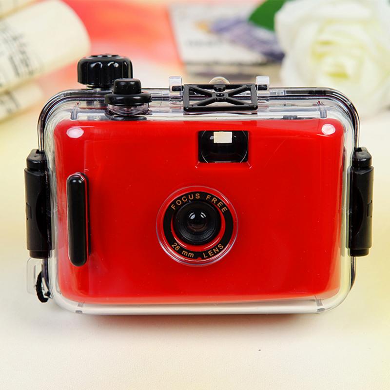Mini Children's Camera Non-disposable Camera Film Compact Camera Waterproof And Shockproof For Kids Xmas Send Film