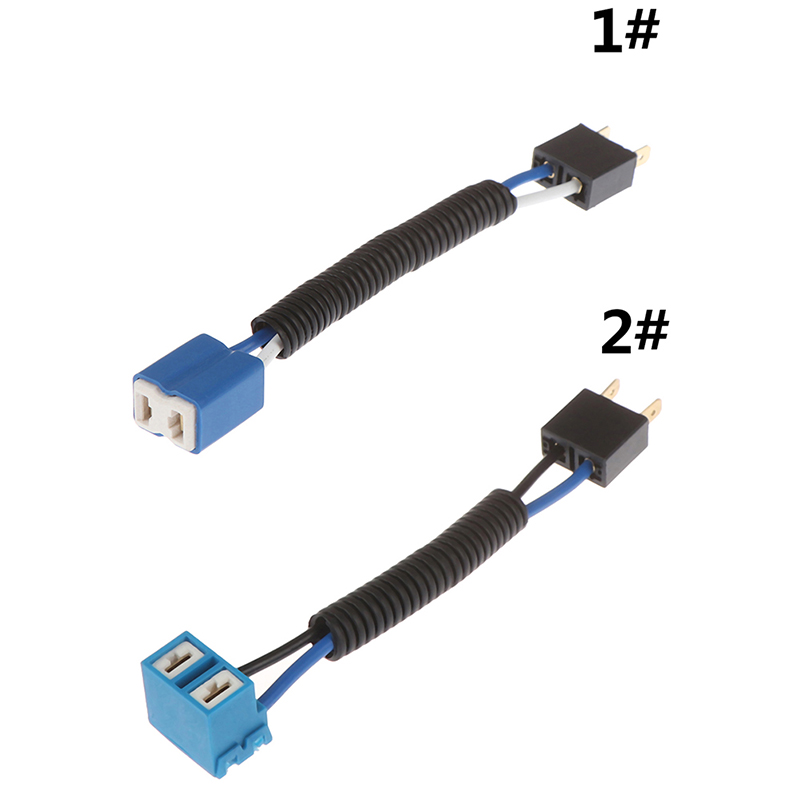 1pc h7 koplamp keramische lamphouder verlengstuk autodraad halogeenadapter fitting lamp connector