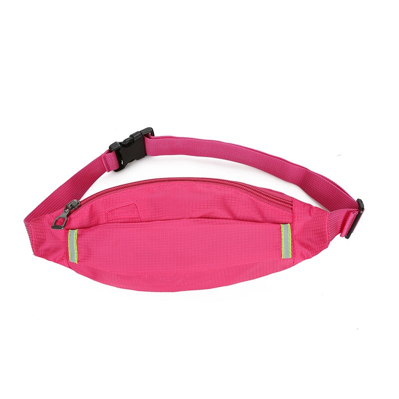 Sports pocket running mobile phone belt mini personal equipment multifunctional fitness invisible bag: Red