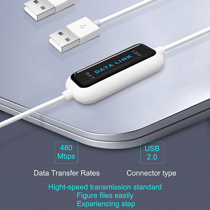 High Speed USB PC to PC Online Share Data Link File Transfer Cable Copy Line G6DC