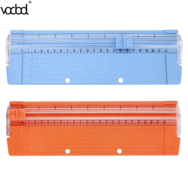 VODOOL Guillotine A4/A5 Precision Paper Photo Trimmers Cutter with Pull-out Ruler for Photo Labels Color Random Paper Trimmer