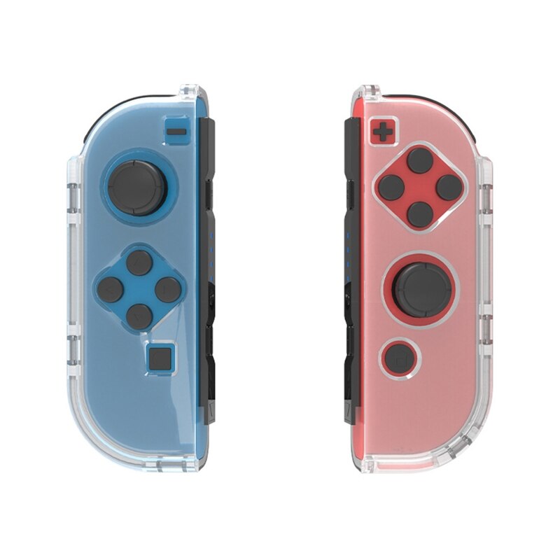 Teilt Griff fallen Für Schalter OLED transparent Hardshell PC Gamepad Schutzhülle Anti Scrach Griff Hülse Schutz
