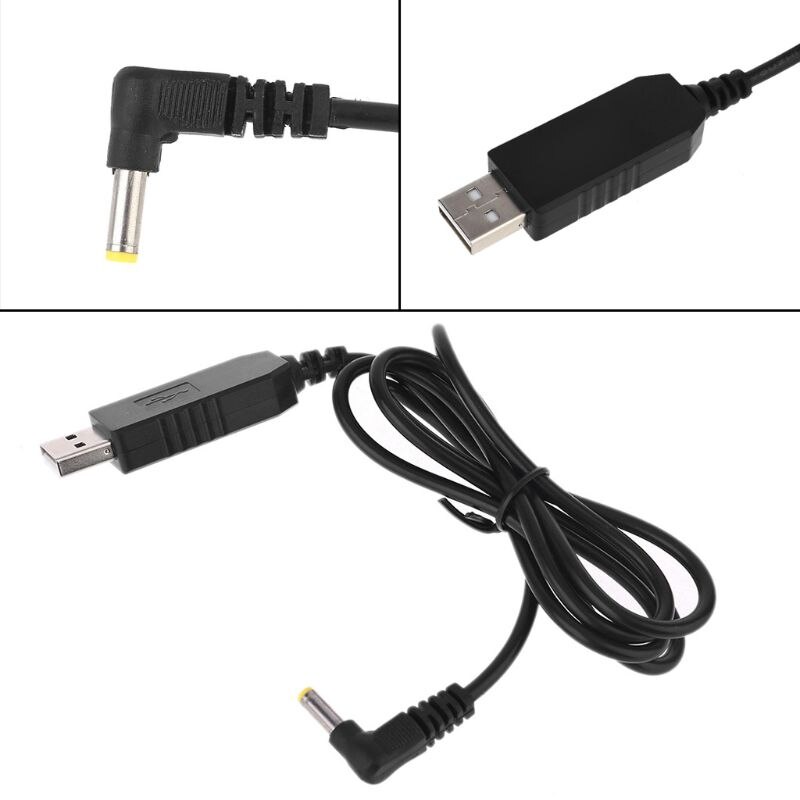 Neue USB 5V Schritt Bis zu 12V 4,0x1,7mm Netzteil Kabel für Echo Punkt 3rd Router LED