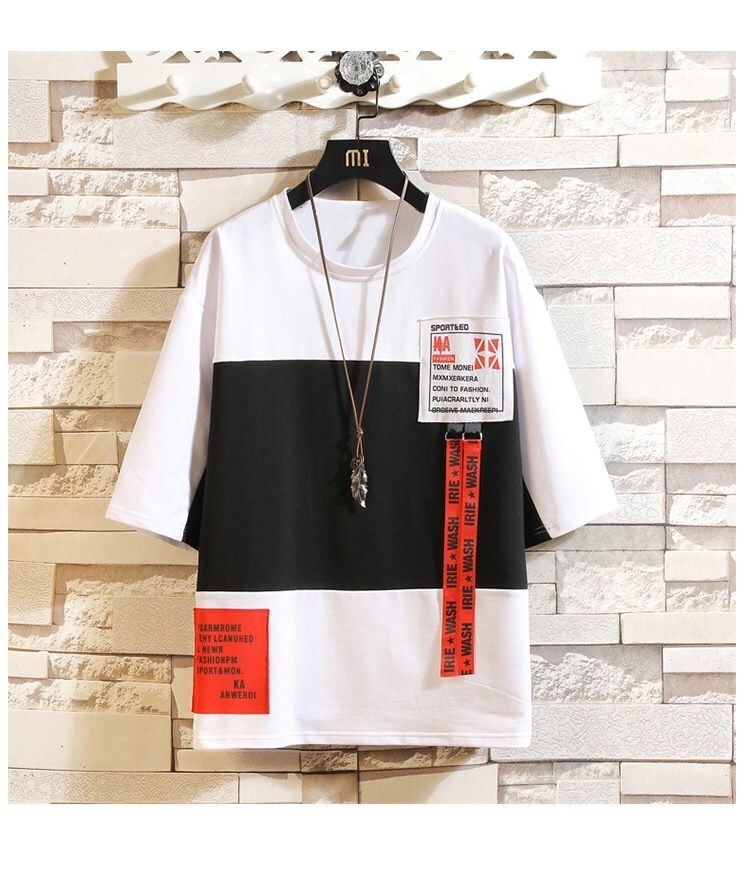 Conjunto masculino hip-hop, roupas de hip hop da moda, roupa de verão, camiseta e calça, duas peças conjunto casual