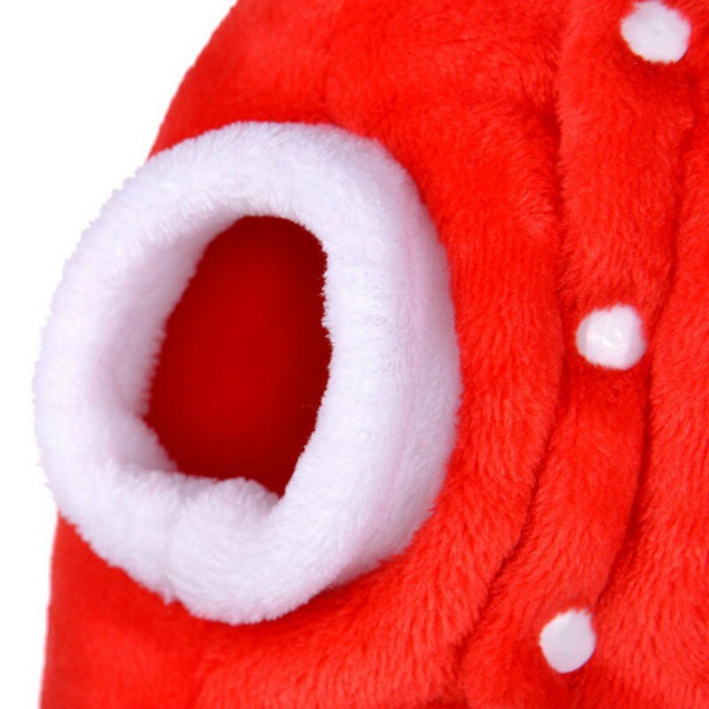 Vinter varm flannel hundetøj elg julehund frakke tøj år kæledyrstøj jul hvalpedekoration kostume