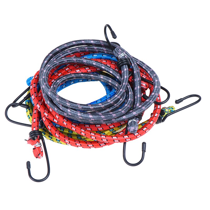 1pc 1.5m elastische bungee koordhaken merk fietsen touwbinder auto bagage dakdrager riemhaken fiets vastgebonden