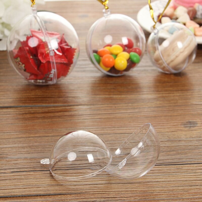 Transparent Ball Hollow Ball Transparent Plastic Fillable Ball Hanging