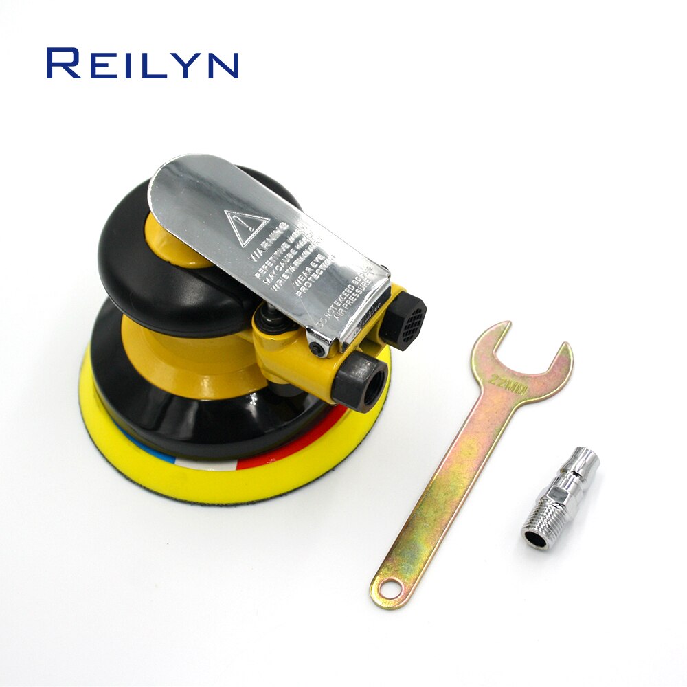 5inch pad pneumatic polishing machine pneumatic polisher tool Air sander wood furniture car floor polishing tool