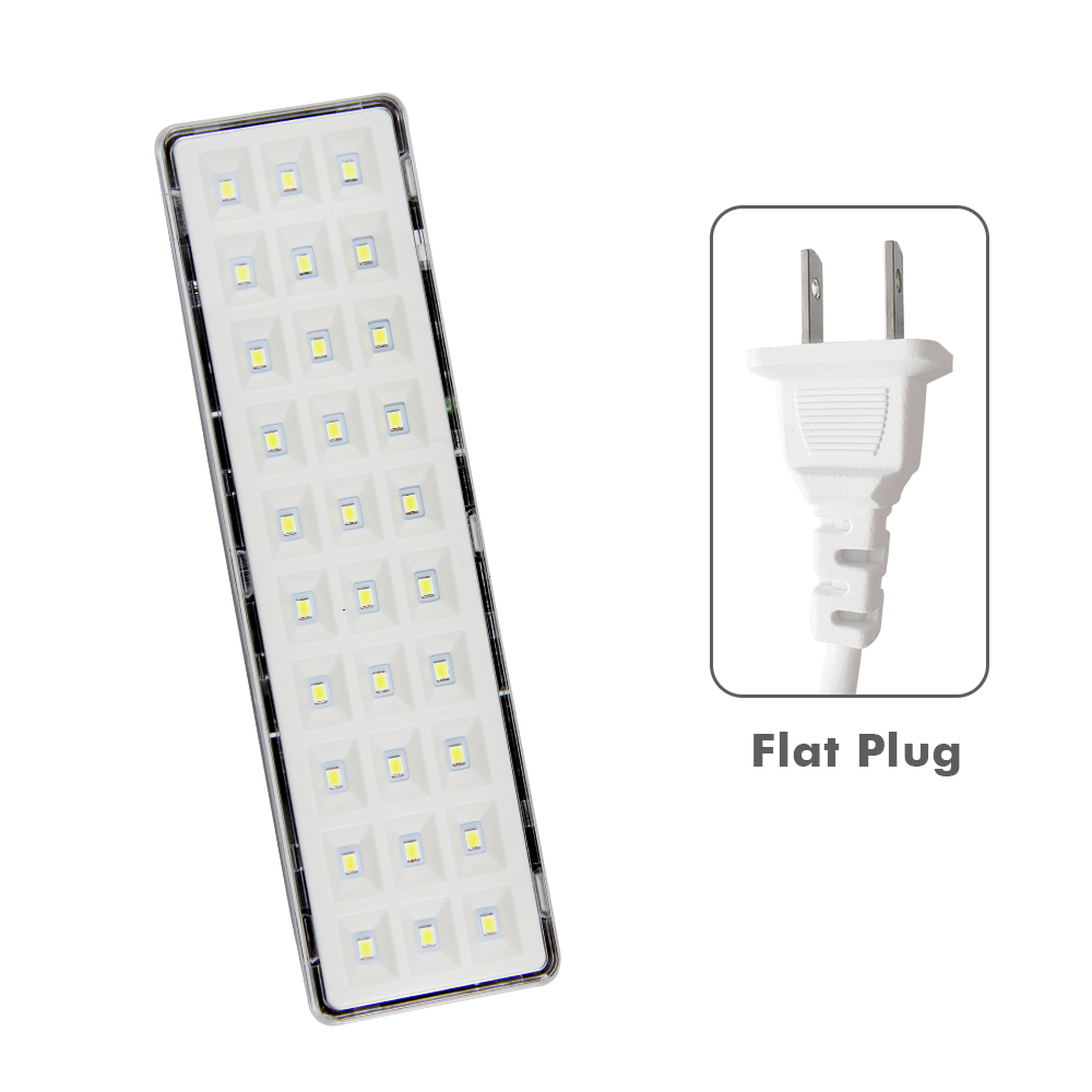 Draagbare noodverlichting Oplaadbare LED-kampeerlampen Aan de muur gemonteerde brandveiligheidsverlichting Evacuatieverlichting Ophangbare tentlamp: WHITE